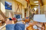 Living Room Gold Flake Chalet - Breckenridge CO